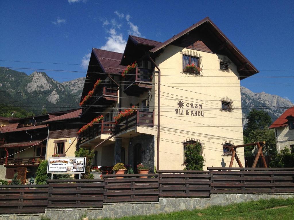 Pension Casa Ali & Andu Буштені Екстер'єр фото